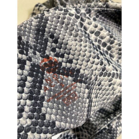 Noli Active Snakeskin Print Crop Leggings Size Small Athletic Yoga Gym Workout - Picture 3 of 11